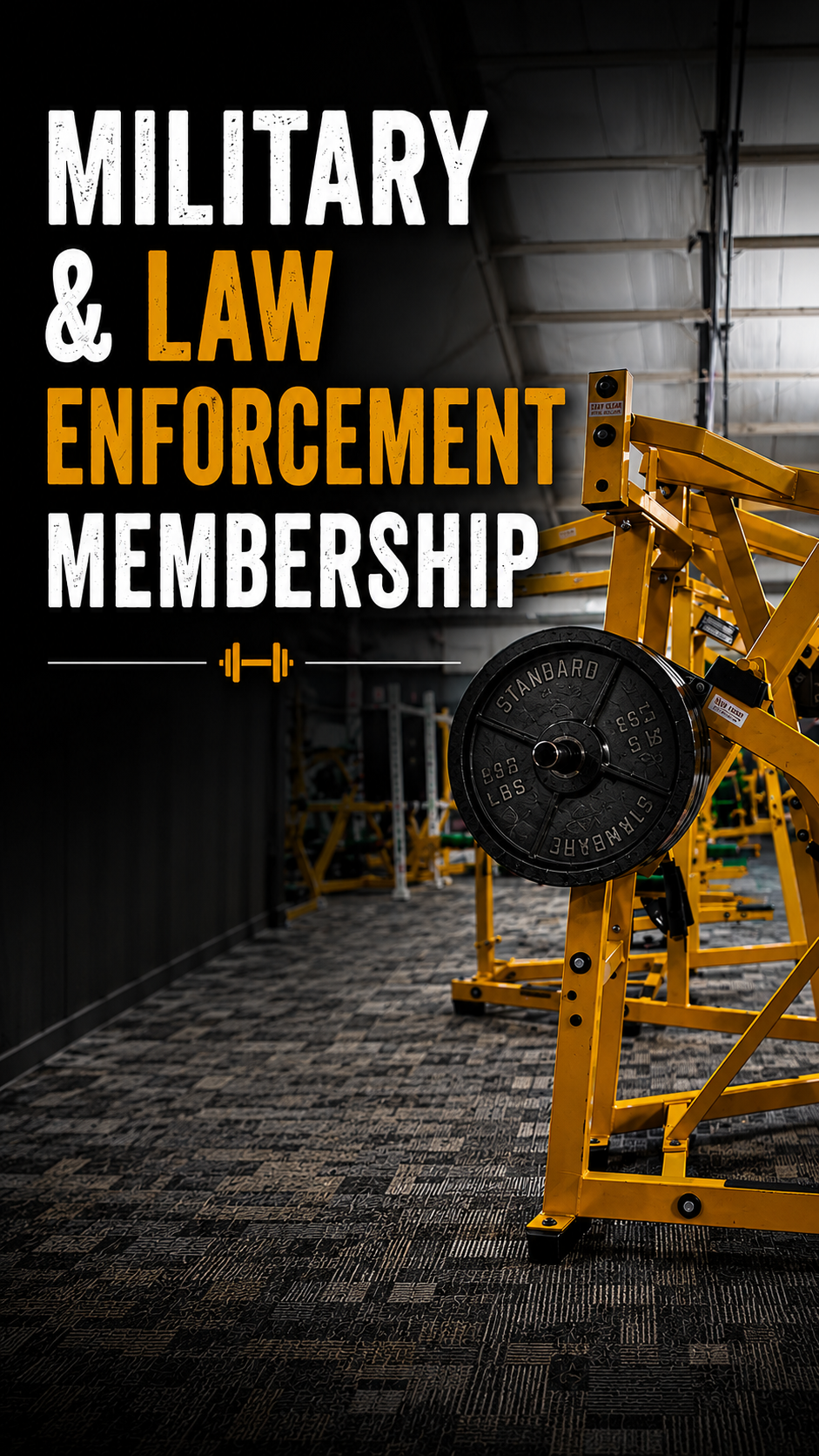 Military & Law Enforcement Fitness Membership (1 Month)